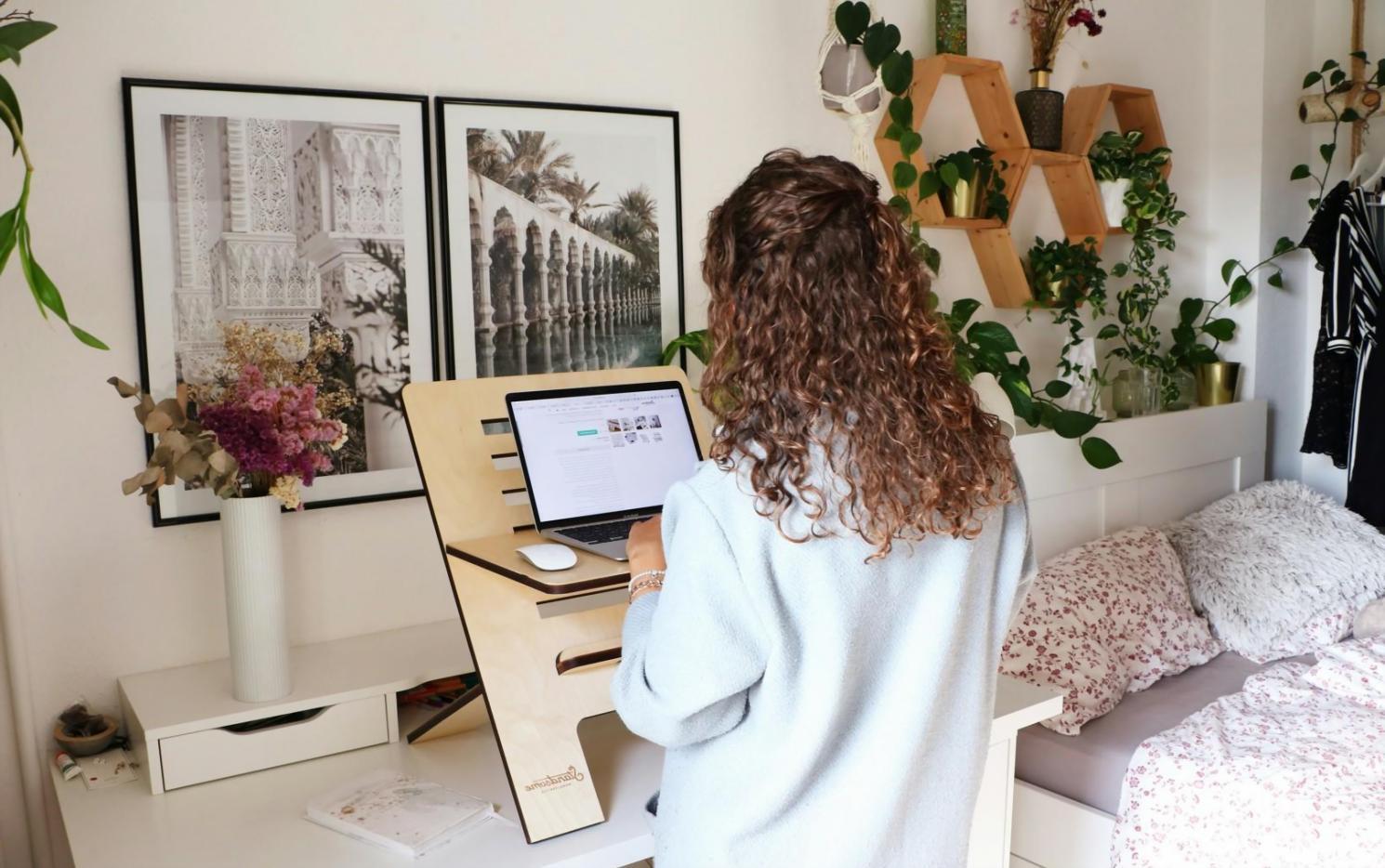 Financial analysis workspace with charts and data visualization tools